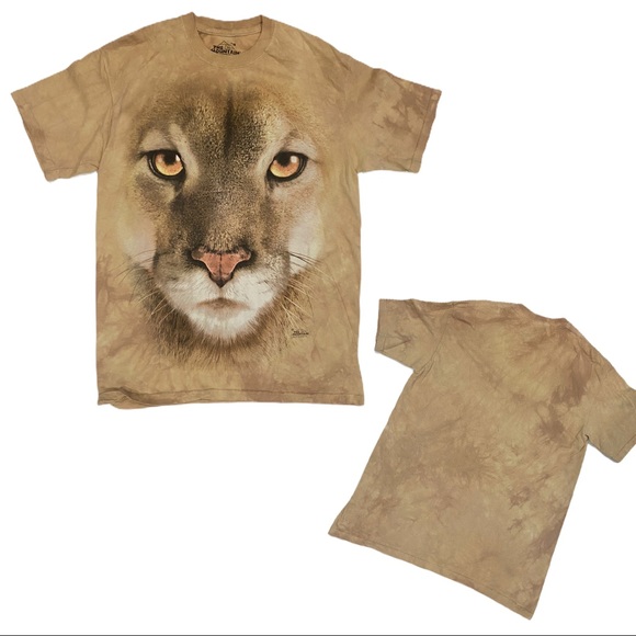 The Mountain Other - Vintage 90s discontinued mountain lion tee tie dye